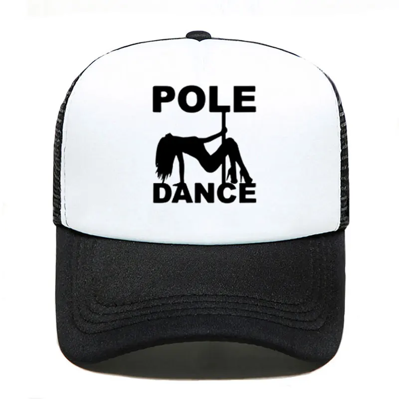 New Pole Dance Printed girl Baseball Cap Funny Casual Men Women Parent-child Hats Mesh Visor Outdoor Sun Hat Adjustable Caps