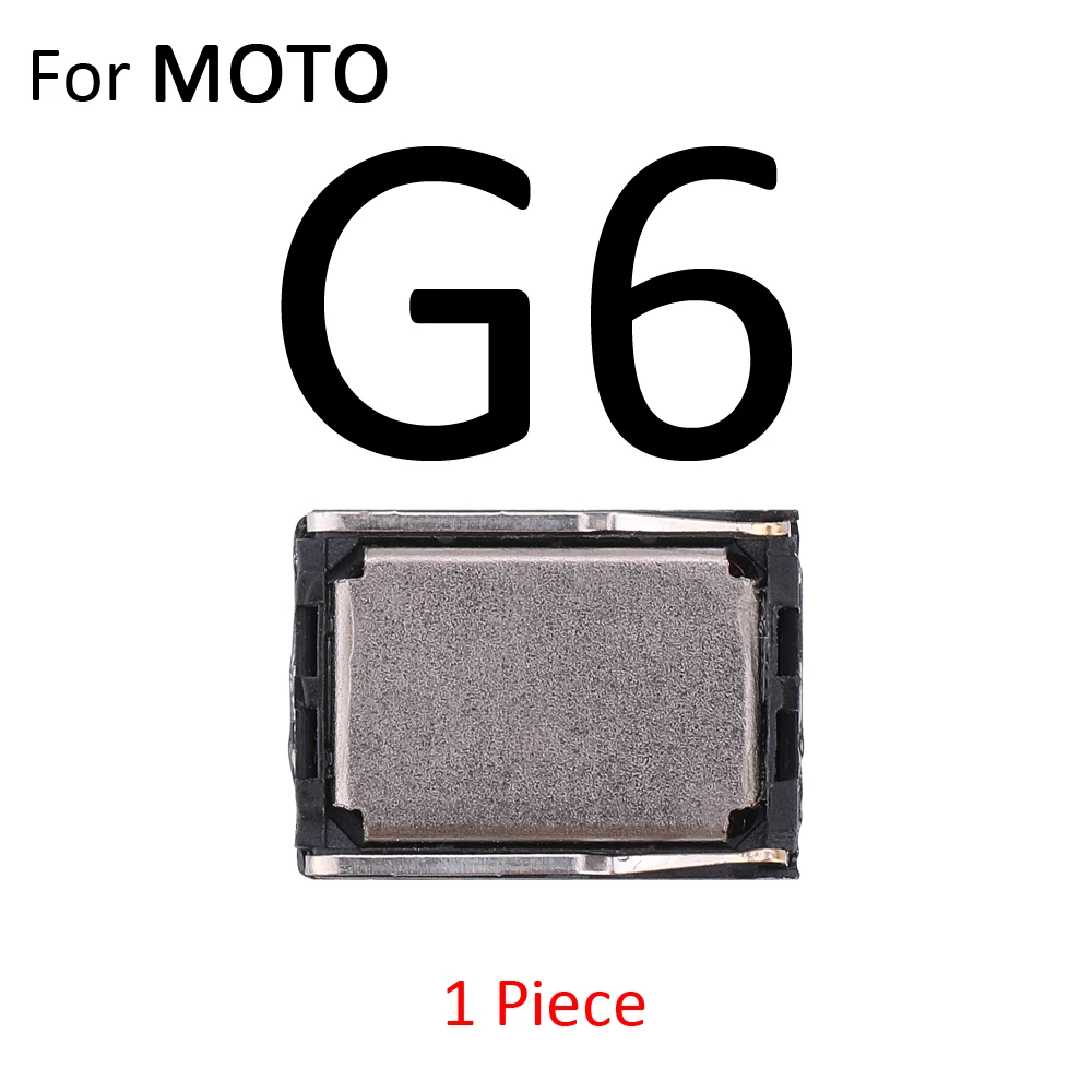 Motorola moto g8 g7 g6 g5 g5s g4 plus play powerlite用イヤピースレシーバーフロントトップイヤースピーカー修理部品