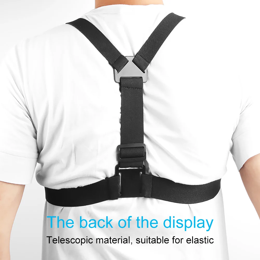 Ruigpro قابل للتعديل تسخير الصدر حزام جبل ل DJI osmo عمل كاميرا Gopro بطل 10 9 8 7 6 5 4 شاومي يي 4K ملحق