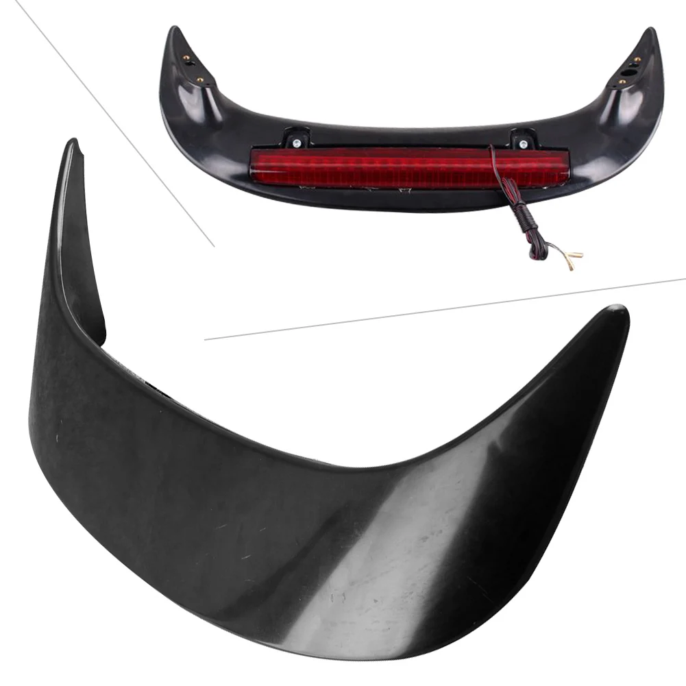 Glodwing GL 1800 Rear Trunk Spoiler w/ LED Len Lip Cover For Honda Gold Wing GL1800 2001-2004 2005 2006 2007 2008 2009 2010 2011