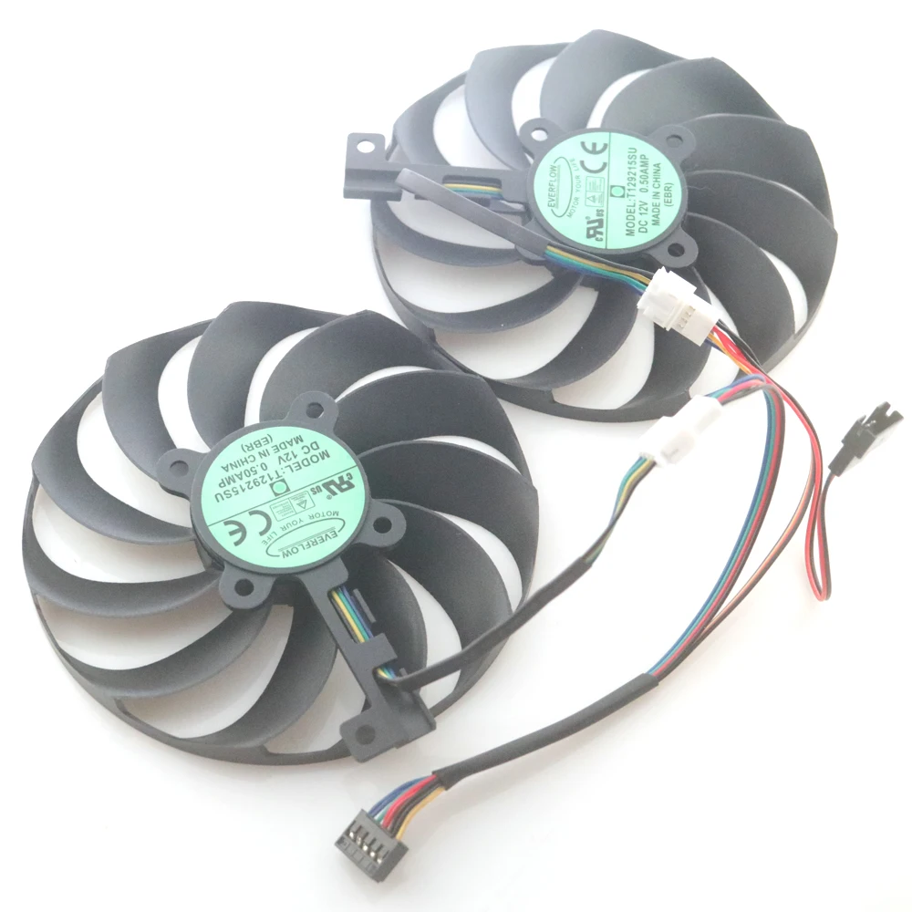 FDC10U12S9-C T129215SU 12V 0.50A 95mm For ASUS DUAL RX5500XT Graphics Card Cooling Fan