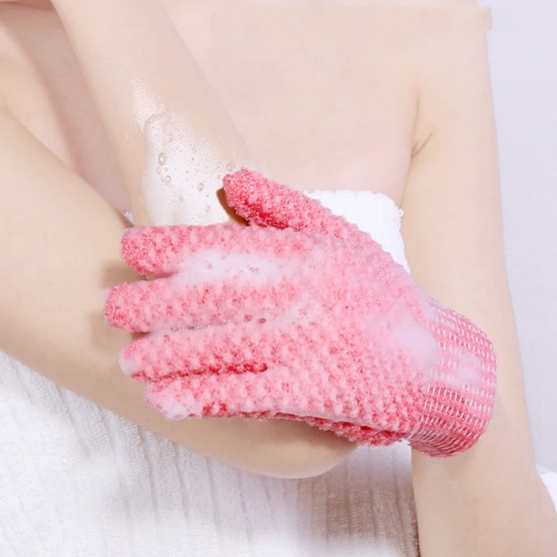 2 PCS Bath Gloves Peeling Exfoliating gloves Mitt Shower Scrub Gloves Massage for body scrub Sponge Wash Skin Moisturizing SPA