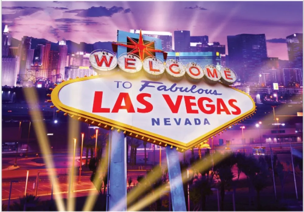 

Las Vegas theme Casino Theme Banner photo studio background 60s 50s birthday party backdrop