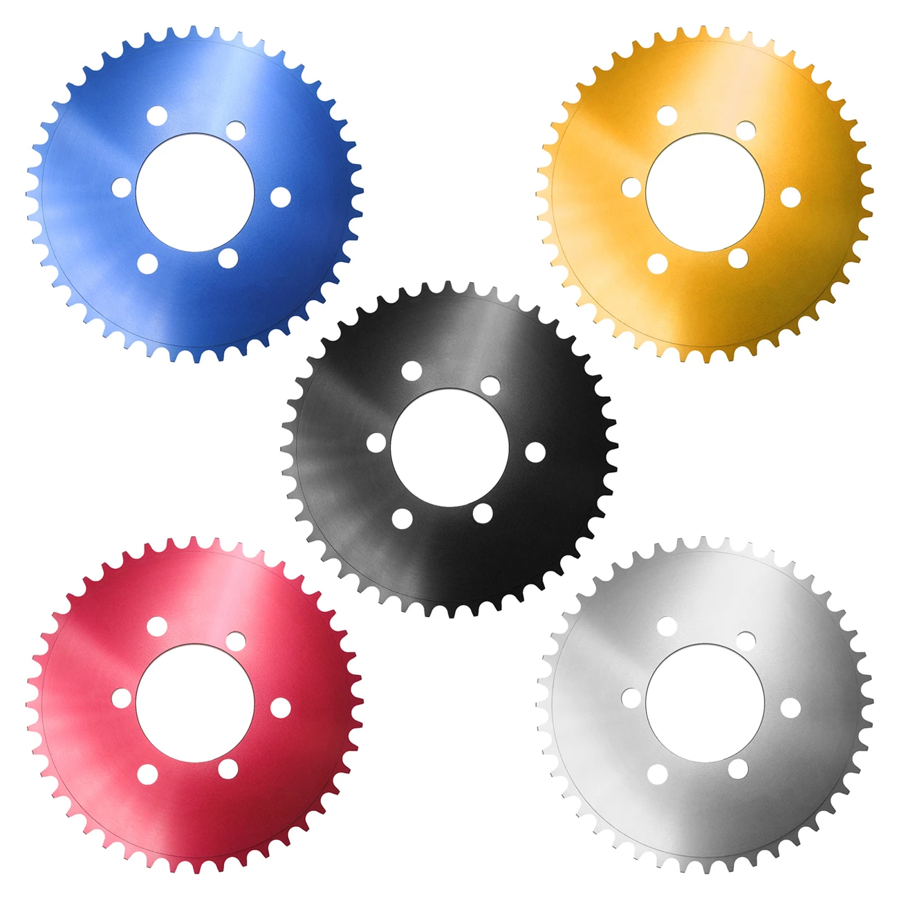 Colorful CNC 44T Sprocket Fits 1.5