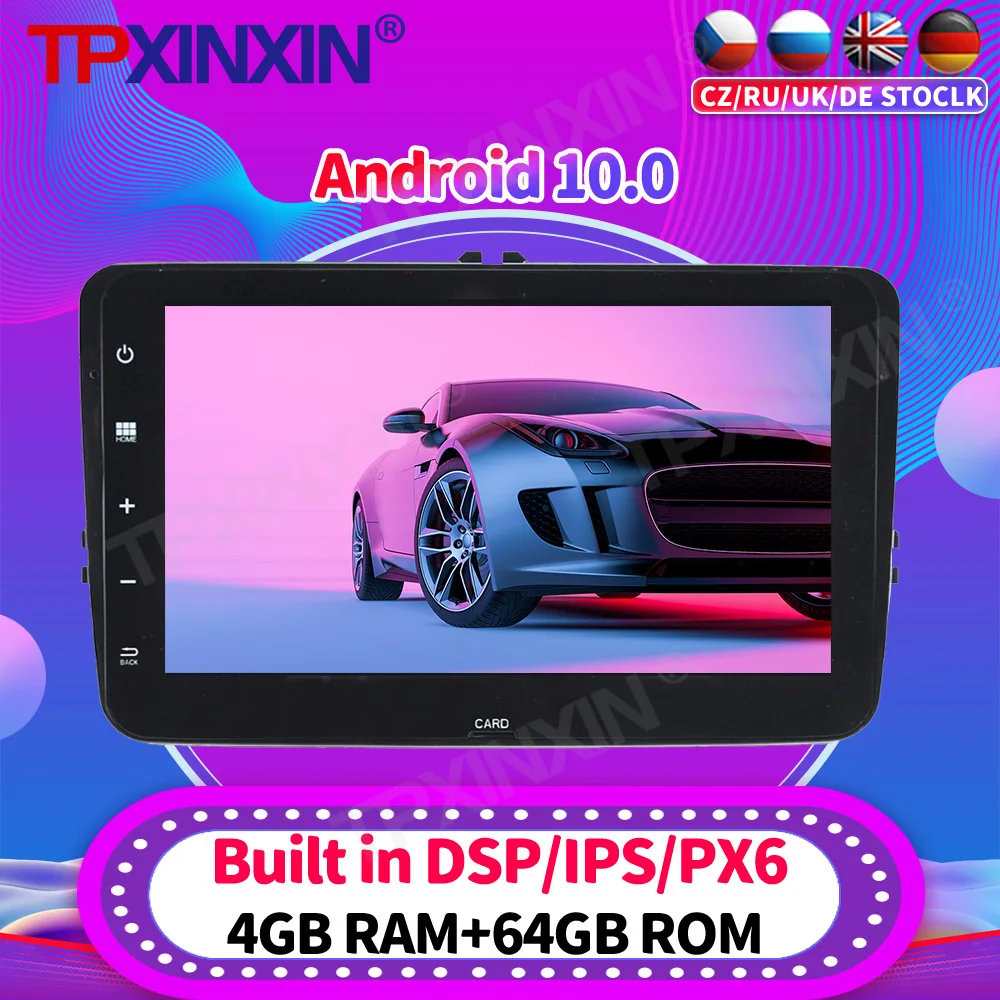 

Android10 PX6 For Volkswagen Transporter HC Car Radio Multimedia Video Recoder Player Navigation GPS Accessories Auto 2din dvd