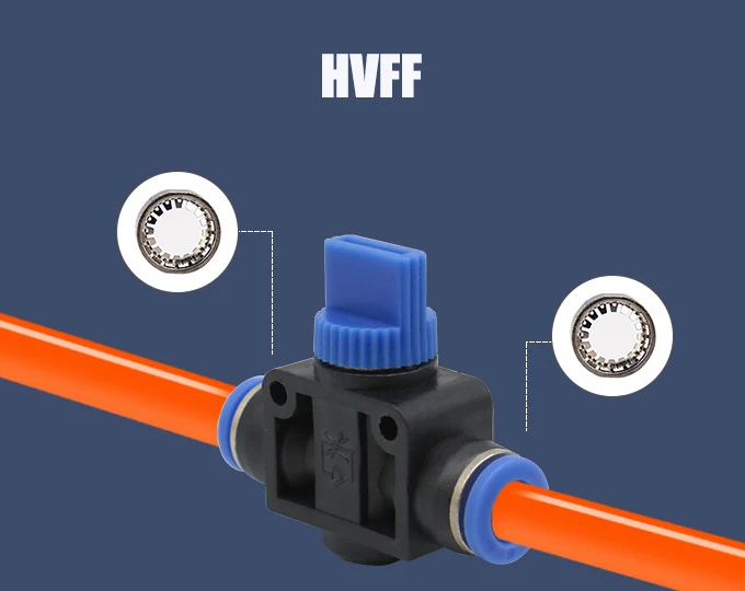 Pneumatische montage Pijpconnector Buis Luchtsnelkoppelingen Water Push-in slang Kunststof 4 mm 6 mm 8 mm 10 mm 12 mmPV PE PU PY-connectoren