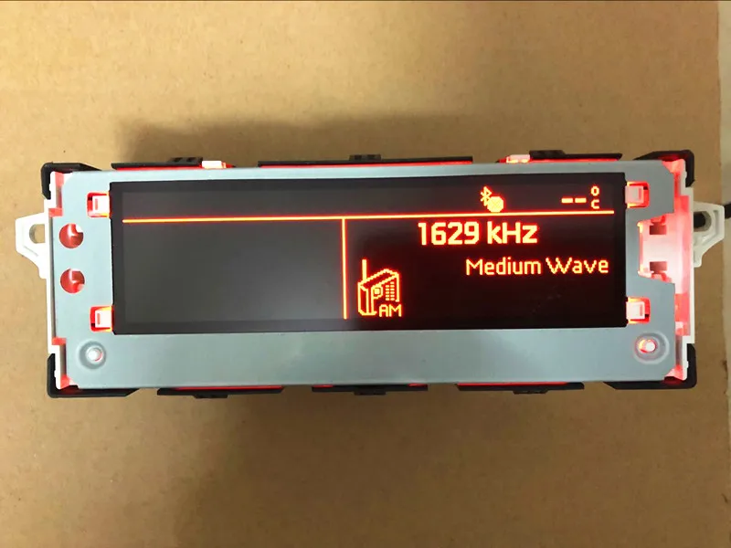 Hot Sale Original Car Red Screen USB Bluetooth Display 5 Menu monitor 6 pin for Peugeot 301 408 508 citroen C4L