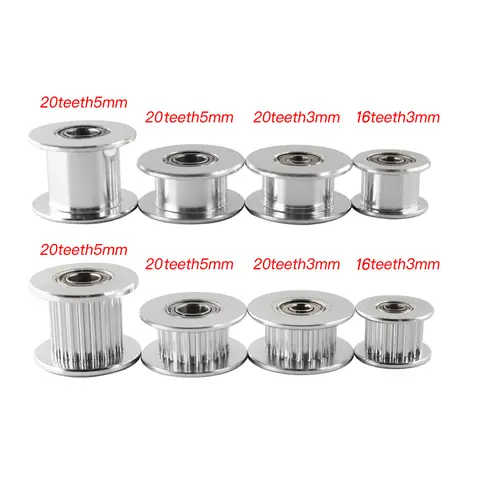 GT2 Timing Pulley 16/20 Tooth for 3D Printers Usongshine