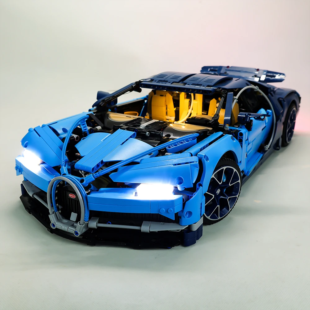 EASYLITE LED Light Set For 42083 Bugatti Chiron Car Toys Bricks Lighting Kit Car No Model Set