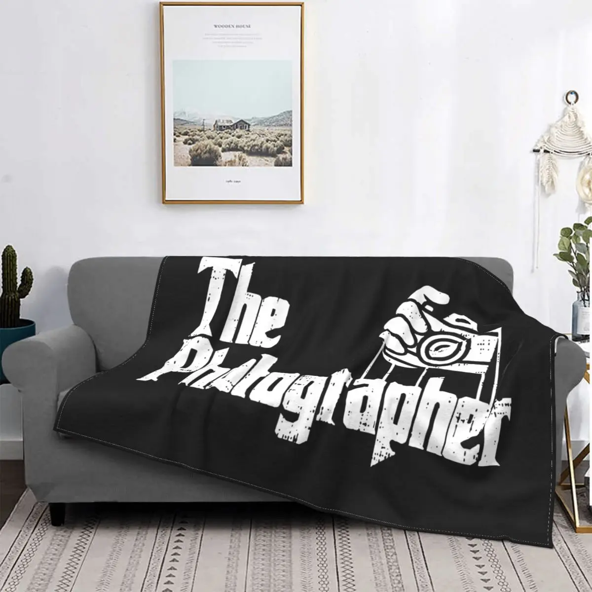 Photography The Photographer Flannel Blankets Awesome Throw Blankets for Home Hotel Sofa 200x150cm Rug Piece