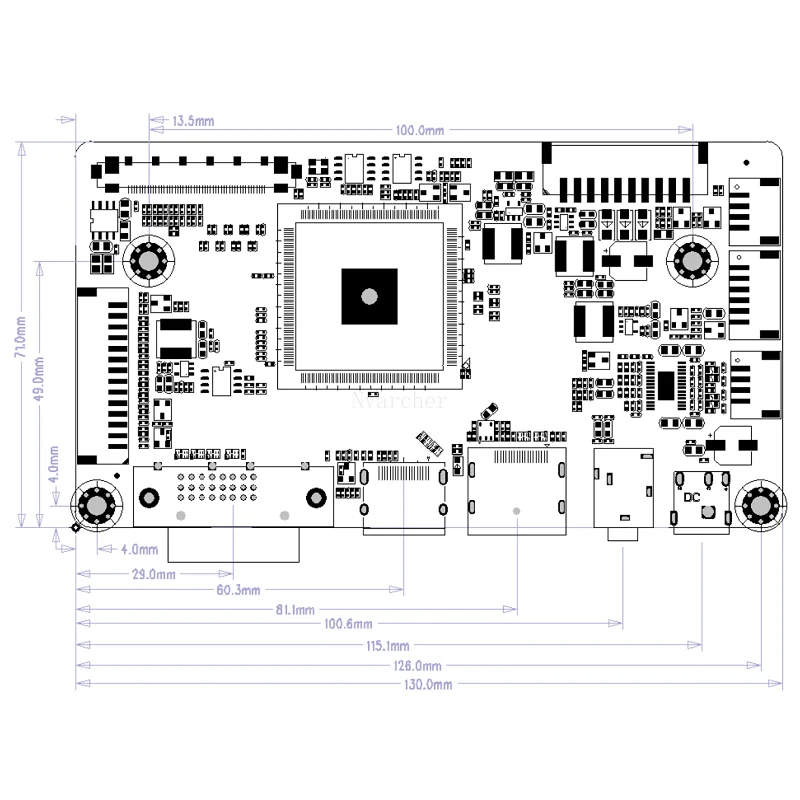 Imagem -05 - Hdmi dp para v por Uma Tela Lcd 4k Driver Board 28 a 110 Dvi Strip