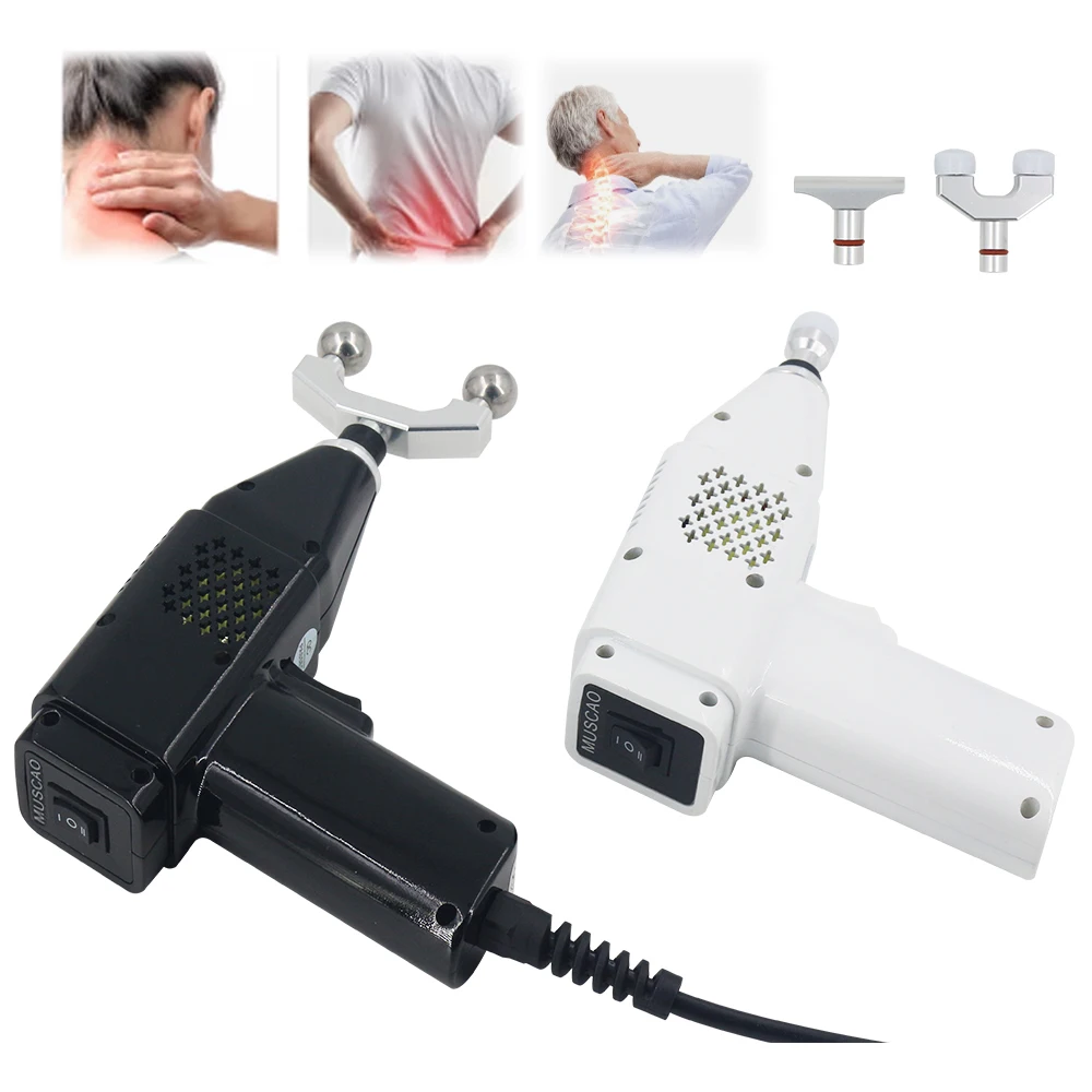 450N Electric Chiropractic Adjusting Tool Spine Massager For  Muscle Relax Pain Relief New Spinal Back Massage Correction Gun