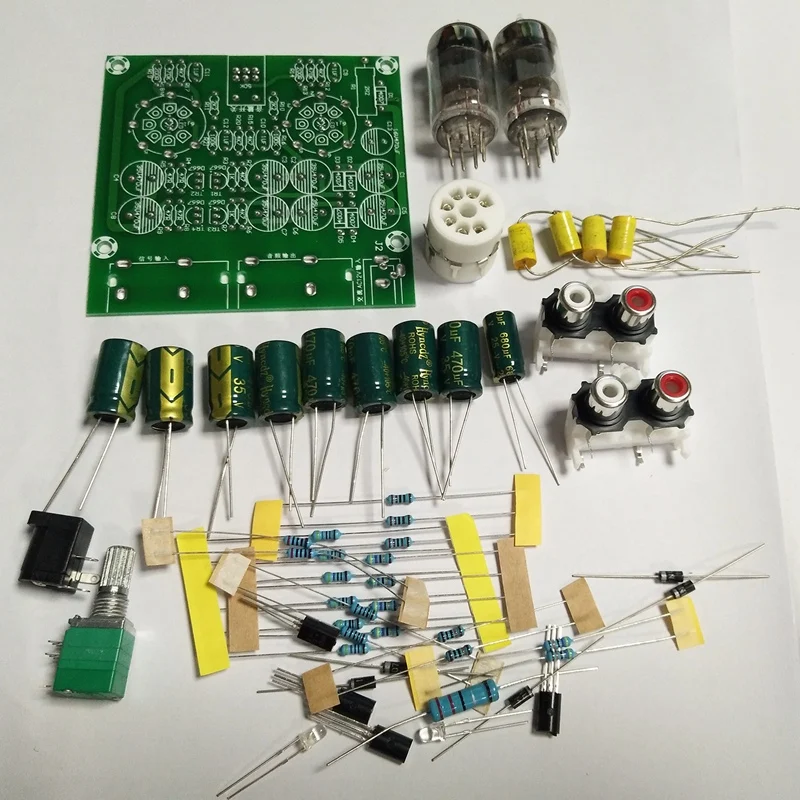 Amplificateur à tubes et carte Audio, préampli, mélangeur Audio avec Valve 6J1, tampon biliaire, Kits de bricolage