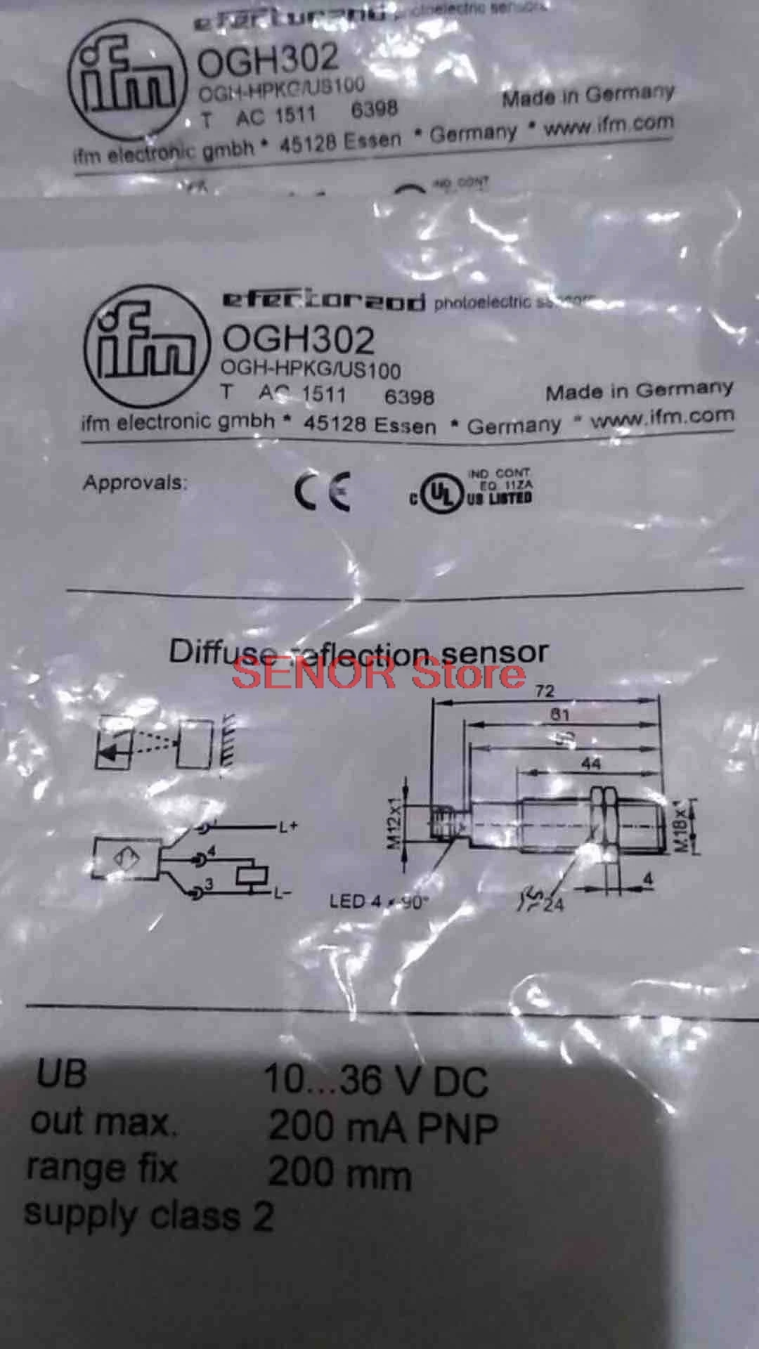 

Original net price OGH302 sensor real shot goods