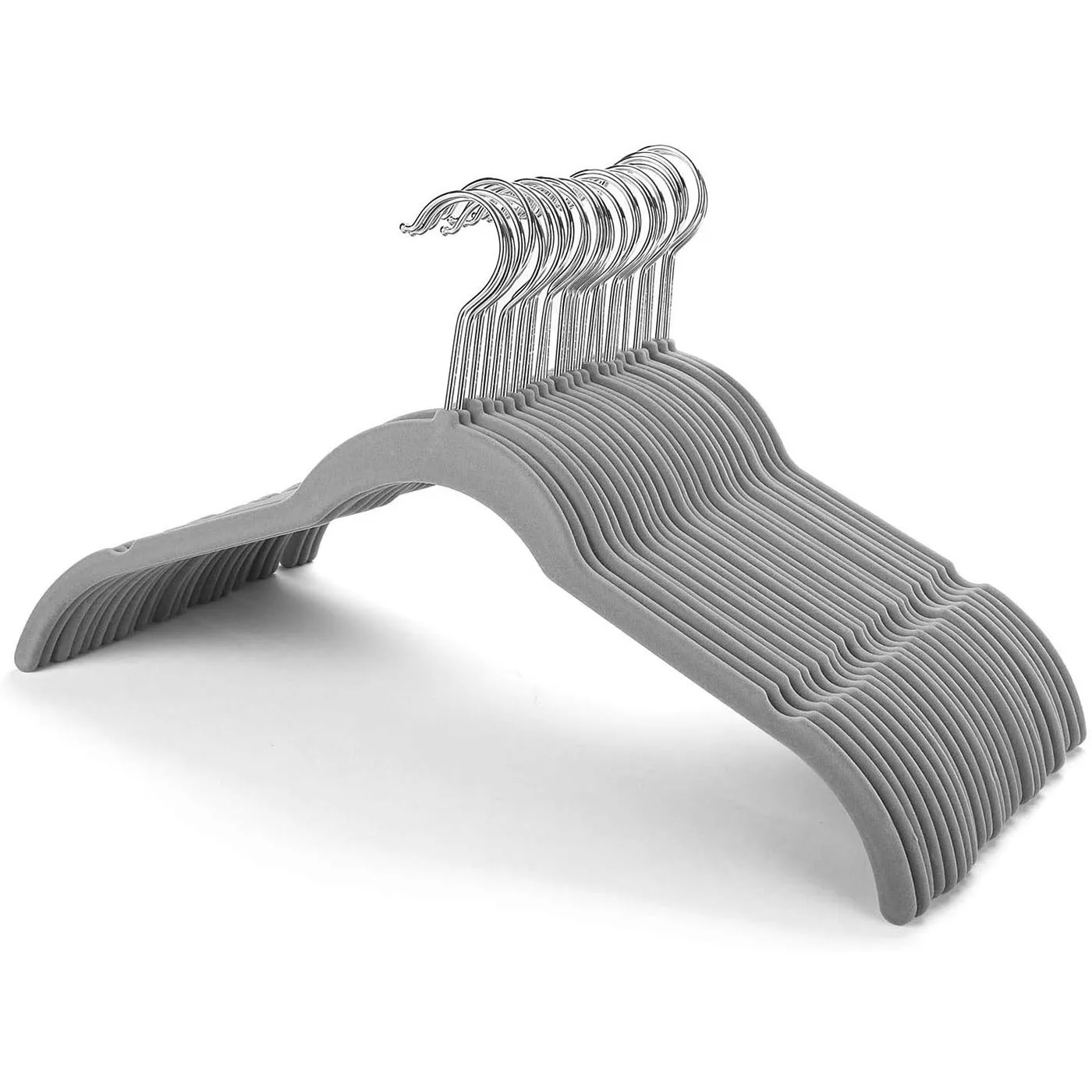

10 Pc Colorful Velvet Clothes Hangers Velvet Coat Hanger Non-Slip Multifunction Hangers home accessories organizer for clothe