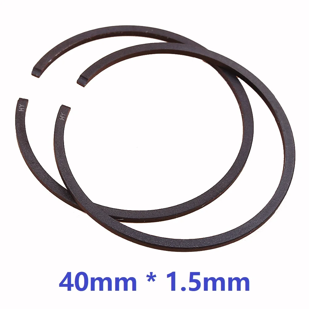 2pcs/lot 40mm X 1.5mm Piston Ring Fit HUSQVARNA 40 41 136 137 141 142 142E 238 340 338XPT 339XP Jonsered 2040 CS2040 Chainsaw