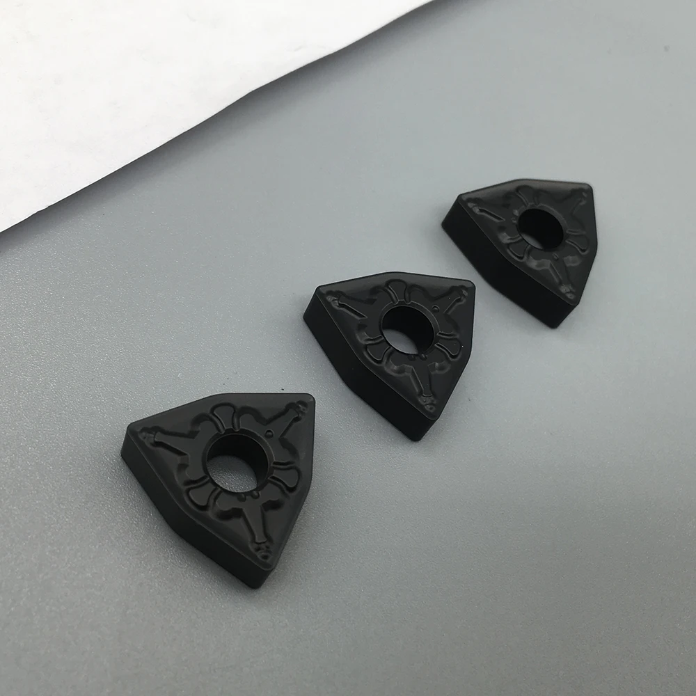 10PCS WNMG080408 TM FT4125 External Turning Tools Carbide inserts Cutting Tool CNC Lathe Cutter Work For Steel