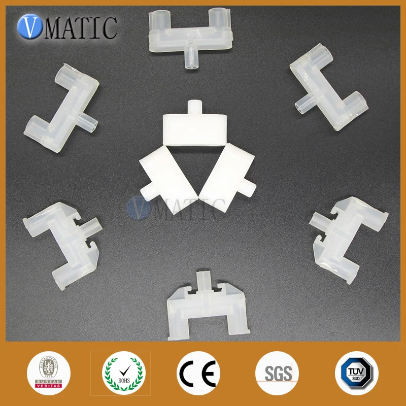 

Free Shipping 50Pcs U Type Connector / Three Direct Links Connector / Tee Joint Connector/ Static Mixer Connector