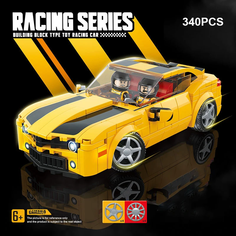 Speed Champions F1 EVO Camaro F8 Senna WRC Figures MOC Sports Car Model Building Blocks Bricks Classic Rally Racers Vehicle Toys