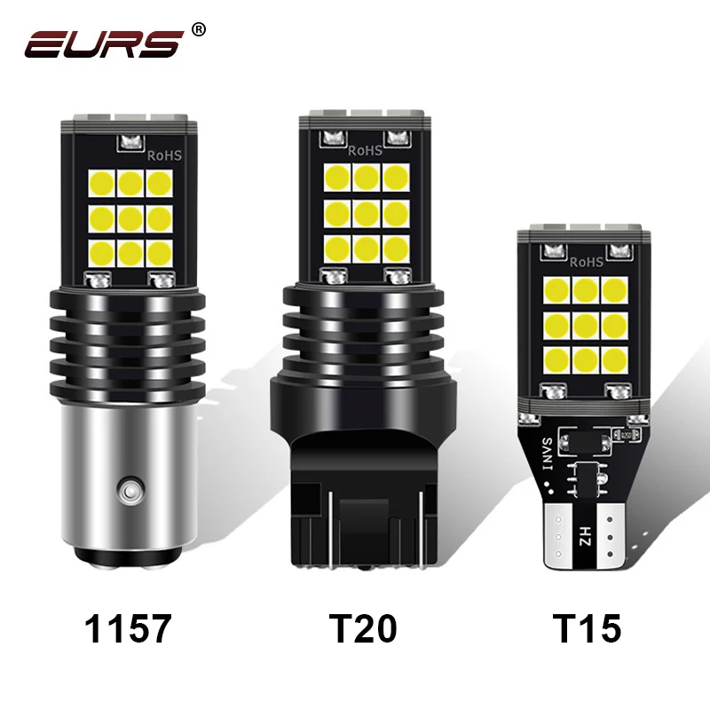 1pcs Signal Lamp P21w Led Ba15s 1156 Py21w Bau15s Bulb 3030SMD Canbus 1157 Led Bay15d P21/5w T15 T20 Turn Brake Backup Light 12V