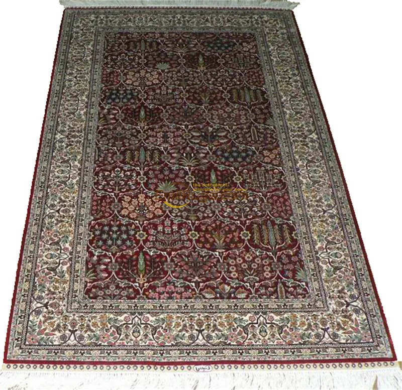 carpet bedroom Hereke Silk Carpet Oriental Knitted Floor Use Bedroom Carpet 