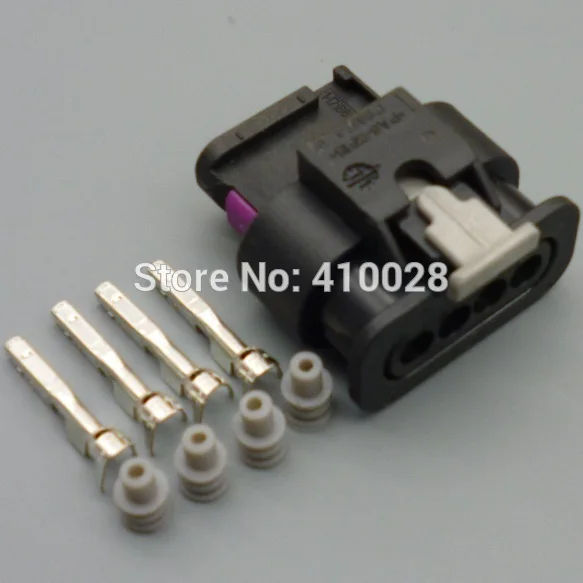 shhworldsea 5/30/100sets 1.5mm 4P WAY female  Oxygen sensor car connector 1-1456426-5