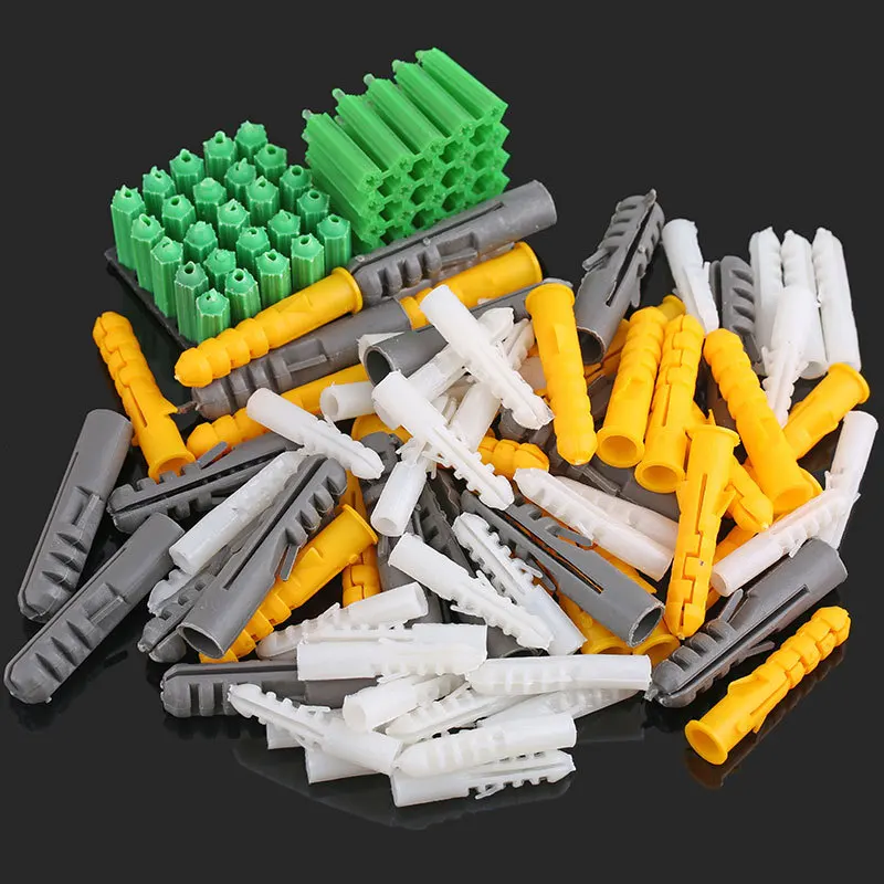 Plastic expansion pipe / expansion pipe / rubber plug / plastic pipe / nylon plunger / anchor plug M6-M14 40PCS