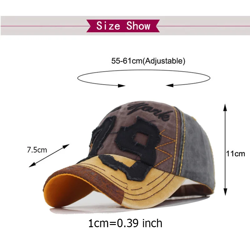 Brand Vintage Men Snapback Caps Women Baseball Cap Hats For Men Bone Casquette Gorras Cotton Male Trucker Dad Baseball Hat Cap