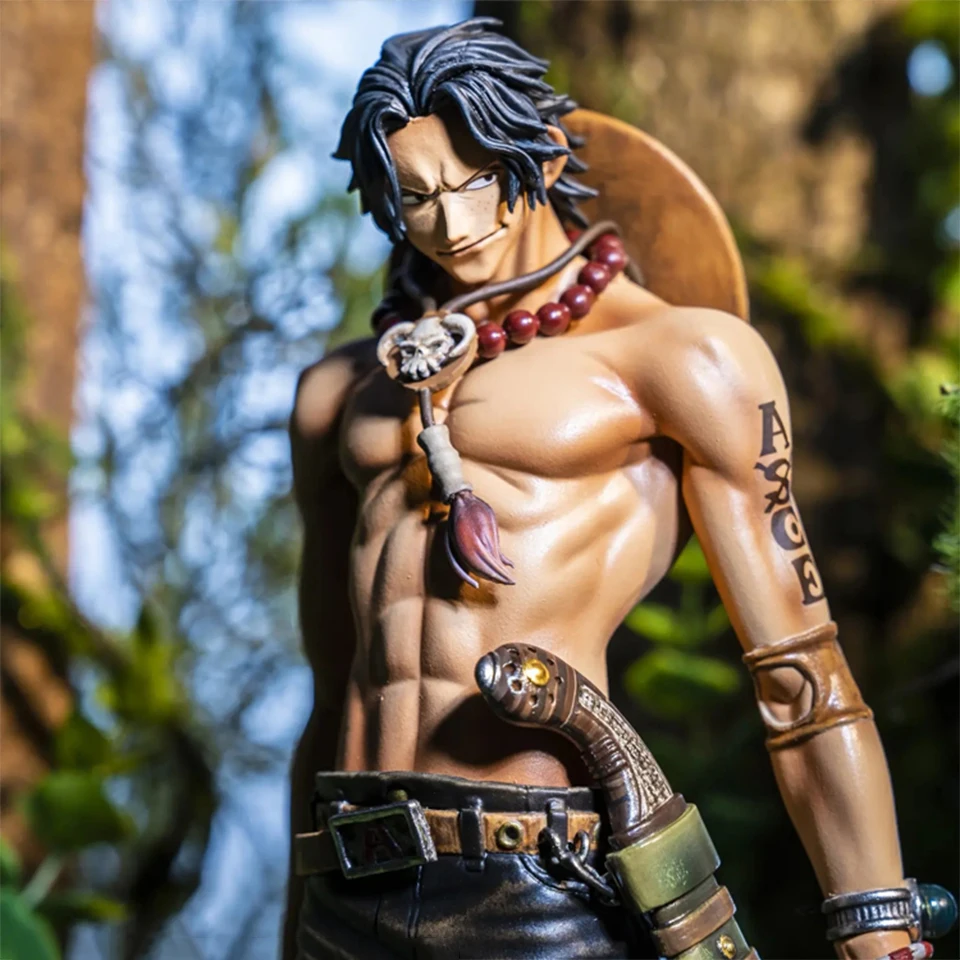 Glazovin 100% Original Japanese Figure One Piece Chronicle Series 26cm MSP Portgas D Ace PVC Action Figure Collection Model Toy