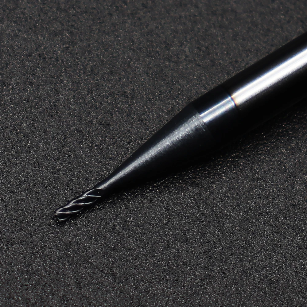 1mm endmills 4 flauta hrc50 carboneto fresa de extremidade máquina aço tungstênio cnc fresa fresa fresa fresa ferramentas de corte