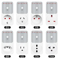 TM04 10Hr Countdown Timer Switch Socket Electronic Power Meter Intelligent Time Setting Control Socket Smart Control Plug-In