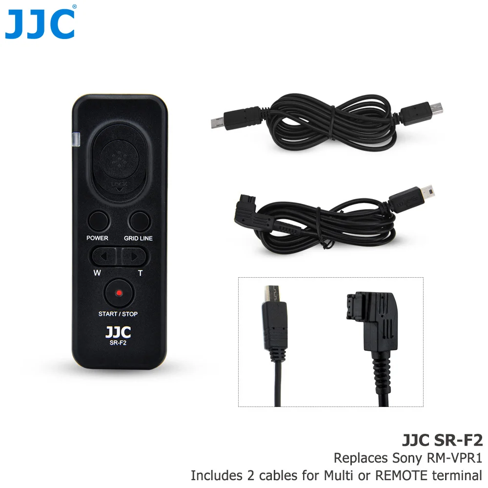 JJC-mando a distancia con disparador de RM-VPR1 para Sony, Control remoto para Sony A7R V A7 IV A7 III A7 II RX100 V RX100M3 RX100 A6400 A6300 A6000