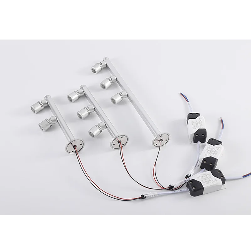 Imagem -03 - Mini Luzes de Teto Led Lâmpadas Montadas para Contador de Gabinete Downlight Refletor de Superfície ac 85265v 1w 2w 3w