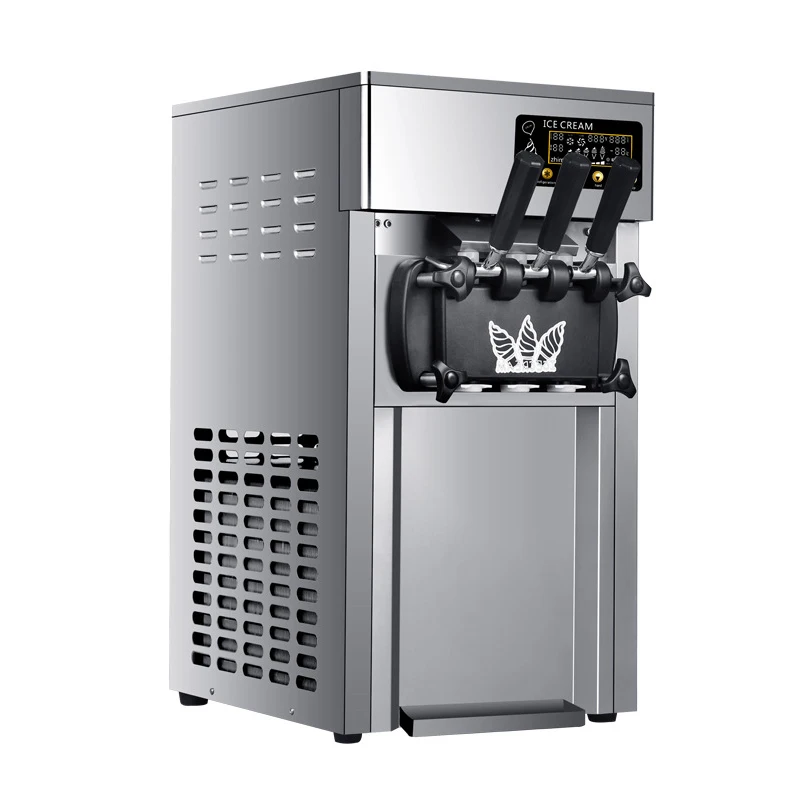 ZM-A168 Máy Dán 16-18L/H Thương Mại Để Bàn Nhỏ 3 Màu Mềm Máy Dán 1200W Băng kem Máy