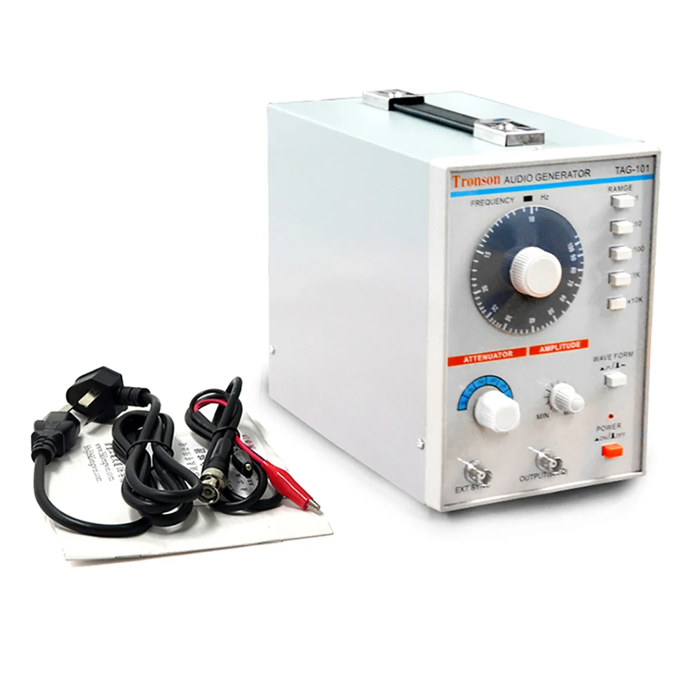 TAG-101 Signal Generator Low Frequency Function Generator Digital Audio Generator Function Measuring 10Hz-1MHz AC 100-240V