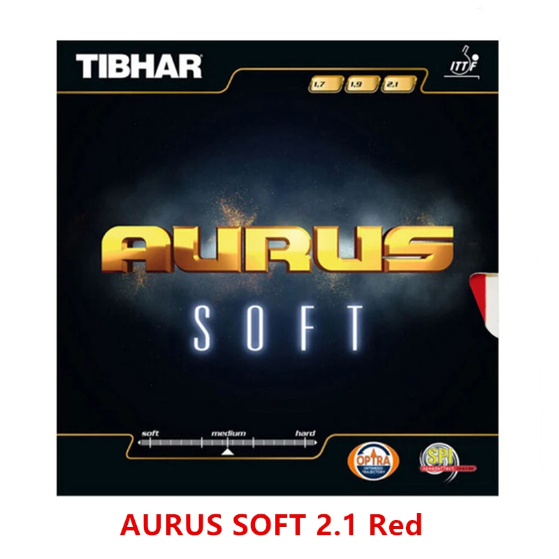 TIBHAR AURUS / AURUS SOUND / SOFT Original TIBHAR Tischtennis-Gummi-Ping-Pong-Schwamm 8