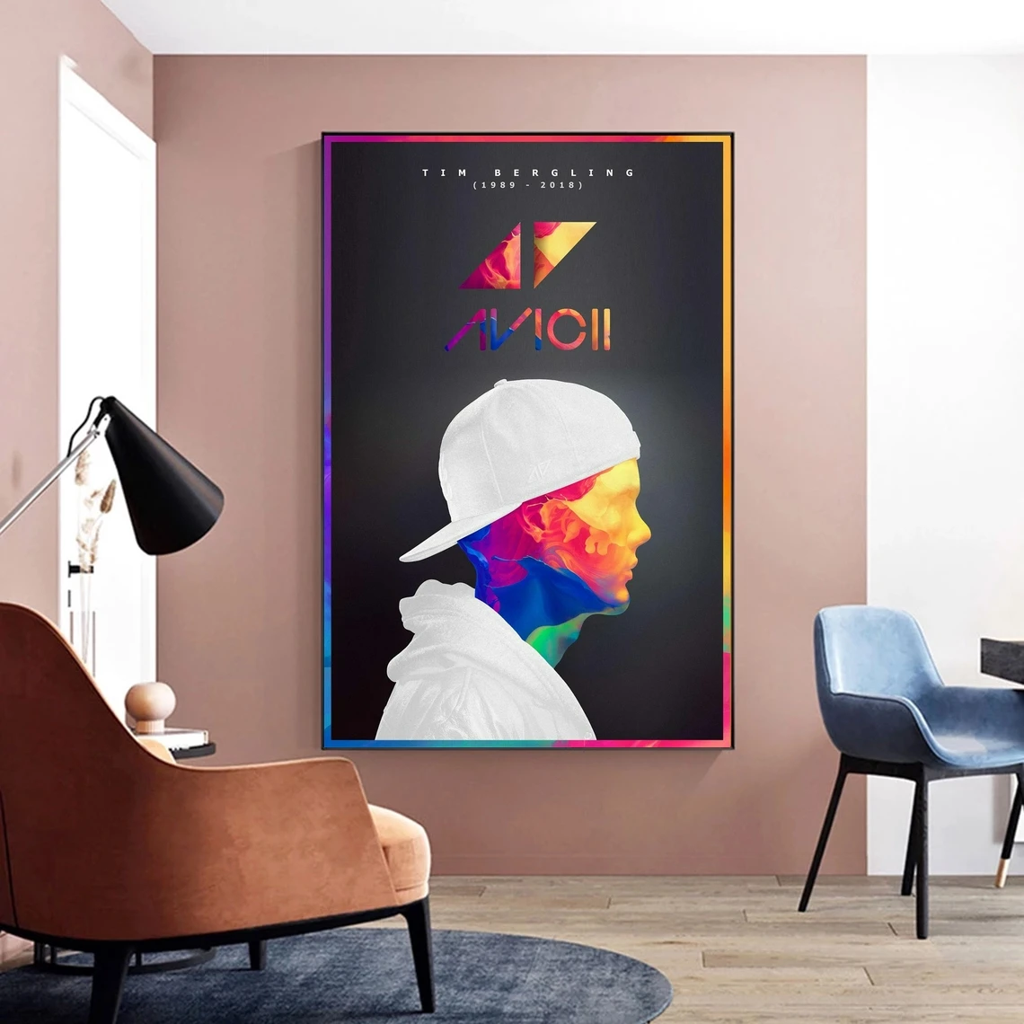 Avicii Poster Music Star Singer Hip Hop Rap Canvas Print Art Wall Painting Home Decoration (No Frame)