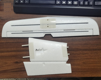 Volantexrc ASW28 ASW-28 V2 RC Airplane Spare Part Tail without Decals P7590103