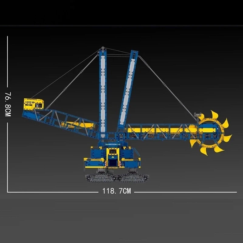 In Stock Mould King 17006 Motorized Bucket Wheel Excavator Model Toys Building Blocks for Kids Christmas Birthdays Gifts 20015