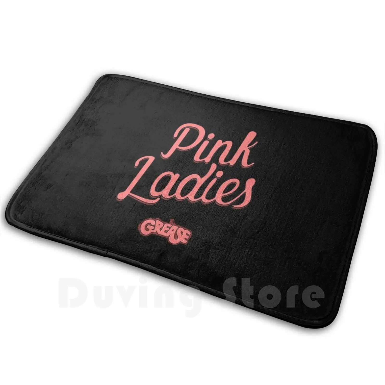 Grease-Pink Ladies Mat Rug Carpet Anti-Slip Floor Mats Bedroom Grease Musical Music Retro Vintage Rock Fanboy Classics Cinema