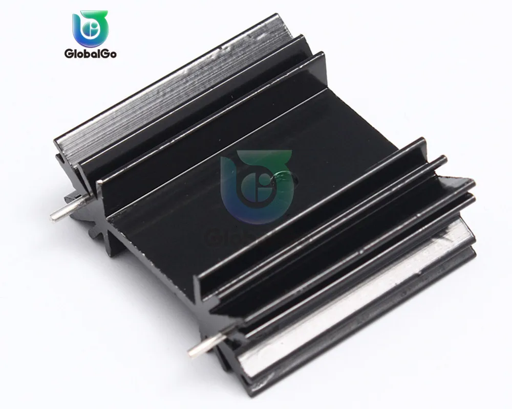 5pcs/Lot Aluminum Heat Sink Heatsink For High Power LED Amplifier Transistor Radiator Cooling Tape 30X34X12