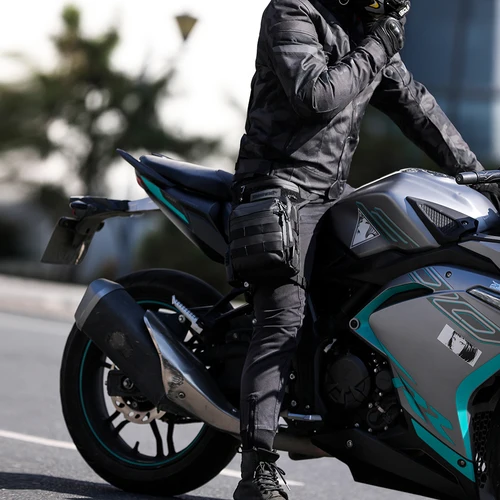 Imagen 2 del producto Rhinowalk-riñonera con Motor de 3L, riñoneras para motocicleta, bolsa para pierna, cinturón para muslo, cadera, viaje, celular/teléfono móvil, riñonera