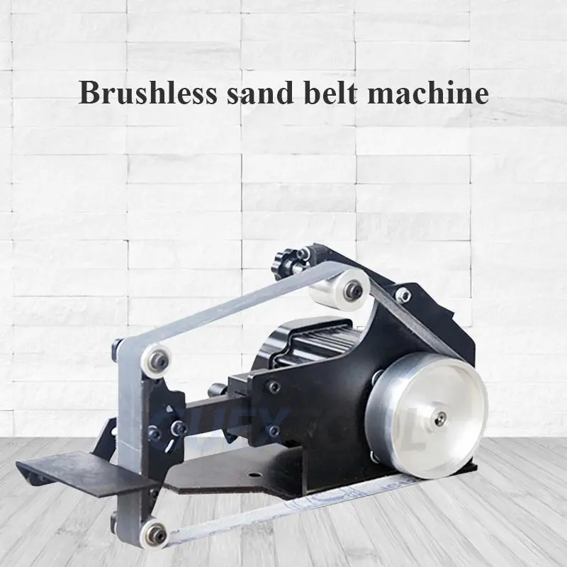 762*25mm Brushless Belt Sander 800W Fixed Angle Sharpening Machine Got 6 Free Abrasive Belt Polishing Cutting Machine SD-762WS