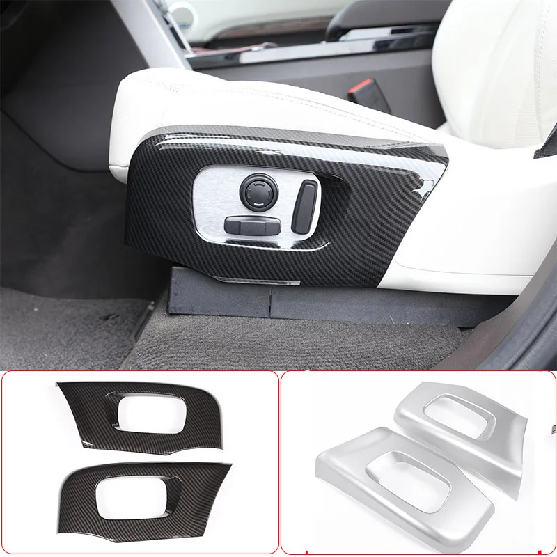 

For Land rover Discovery 5 2017-20 ABS Chrome Car Seat Side Cover Frame Trim For Range Rover Velar RR Sport 2018 2019 2020