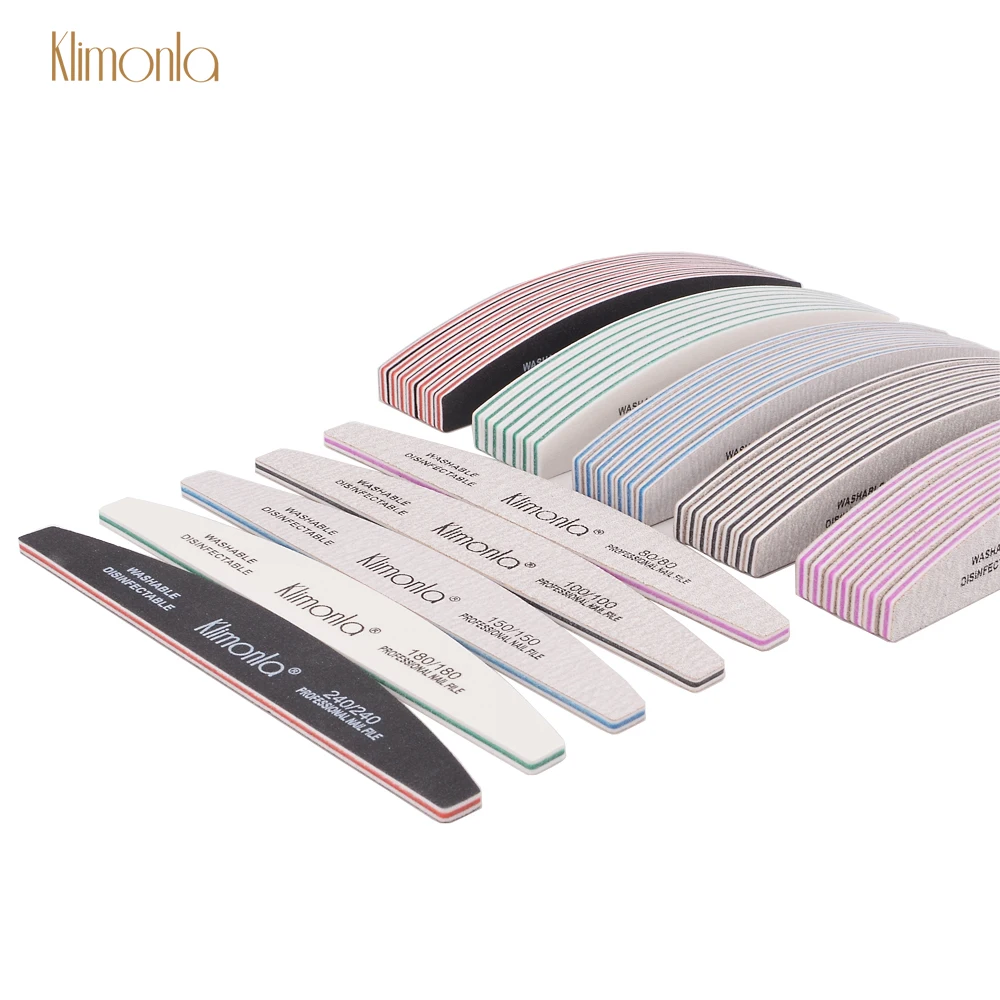 50pcs/lot Professional Nail Files Nails Accesorios Fingernails nile file kit limas Wholesale nail tools sets  nail files 80/100