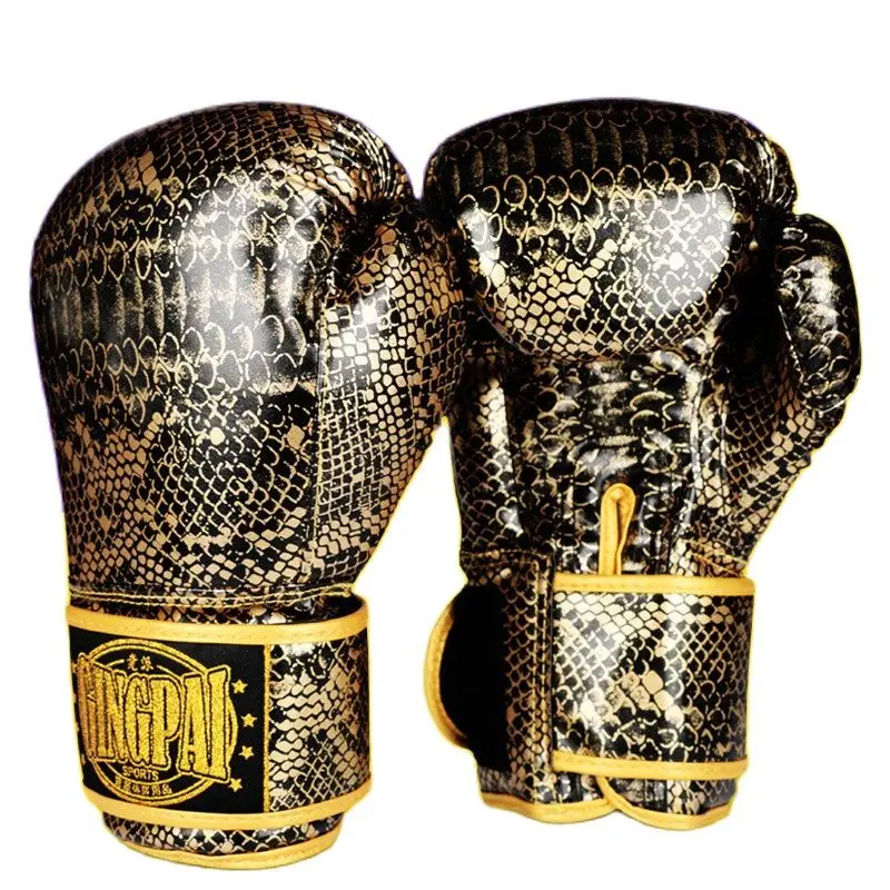 

Adult Men Women Kick Boxing Gloves PU Leather Mitts Mitten Muay Thai Karate MMA Sanda Taekwondo Training Gloves