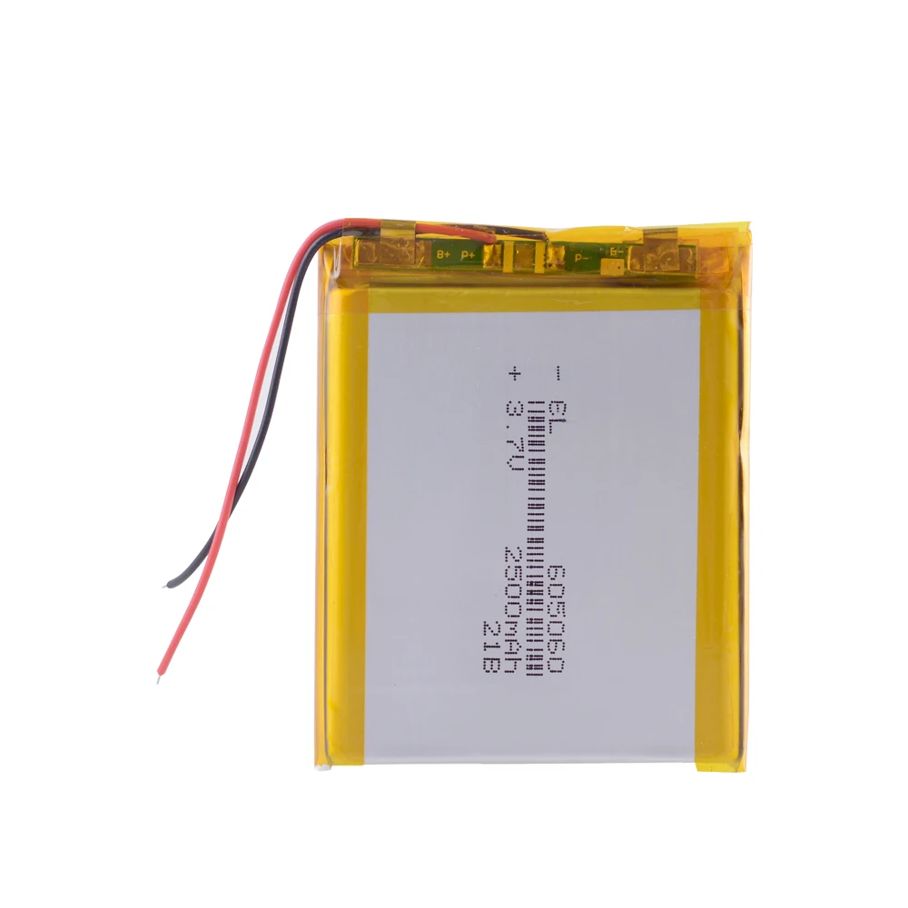 605060   3.7V 2500mAh akumulator litowo-polimerowy akumulator litowo-jonowy do MP3 MP4 mysz do gier PSP DVR GPS Lampe głośnik zabawki 604959 065060