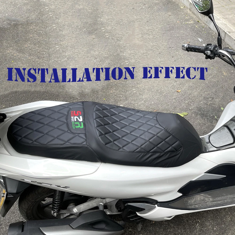 Xe Máy Một Phần Ghế Cách Nhiệt Ghế Đệm Ốp Lưng Bảo Vệ Cho Xe Honda PCX125 PCX150 2016 2017 2018 2019 PCX160 2021 +