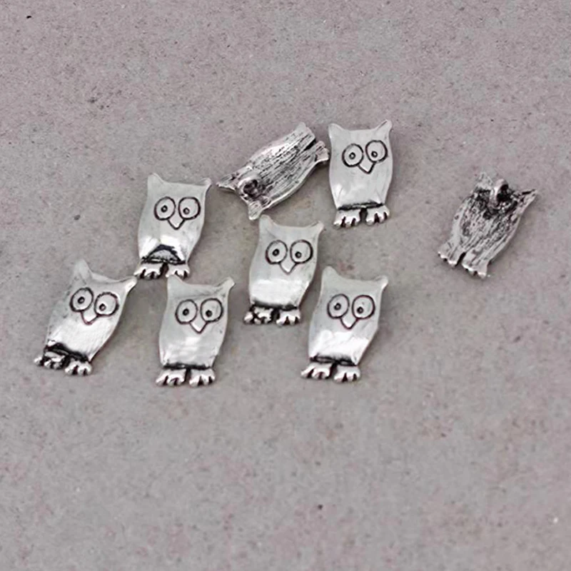 hzew 5pcs New Style Owl Pendant Sweater charms Jewelry Ornaments Exquisite Torque Trinket charm for women