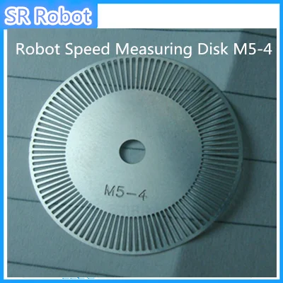 Photoelectric Encoder Meter Wheel Servo Motor Grating Disk Robot Speed Measuring Disk M5-4 Kit Chain Robotic Car Accessory